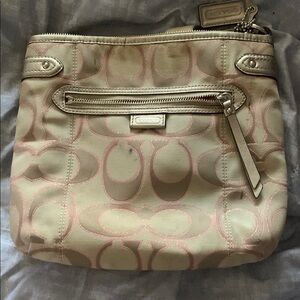 Coach Beige and Pink Women's Bag
